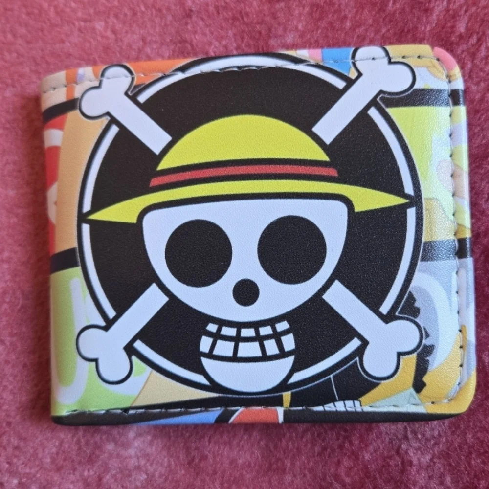 New one piece anime manga leather wallet